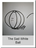 The Sad White Ball
